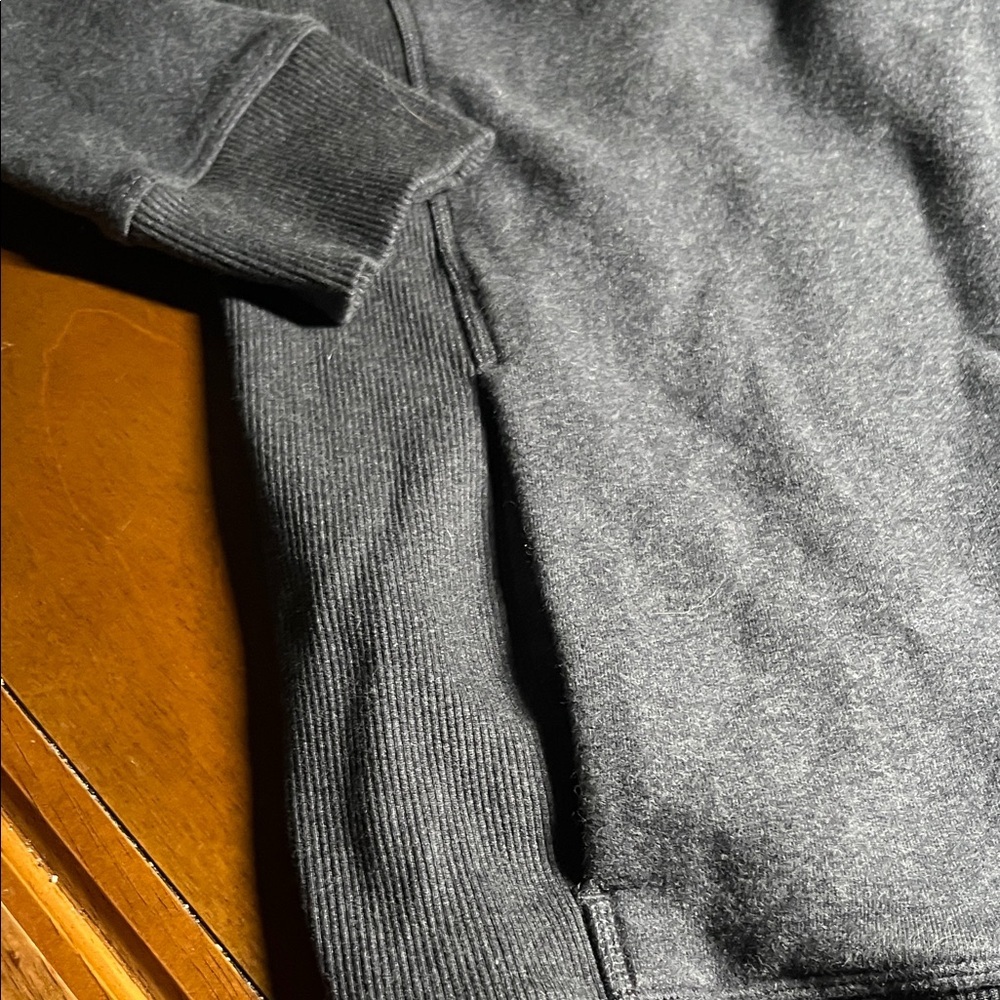 Mack Weldon Dark Gray Hooded Jacket Full Zip - Picture 5 of 9